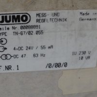 контролер JUMO 00088891 TN-67/02.055 supply units for temperature transmitters, снимка 10 - Резервни части за машини - 35095192