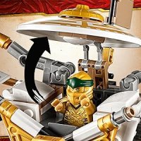 LEGO 71702 NINJAGO Legacy Golden Mech Action Figure with Lloyd, Wu and General Kozu, Ninja Building , снимка 3 - Конструктори - 44353307