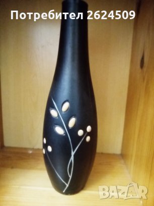  Красива Дървена  ваза, снимка 1