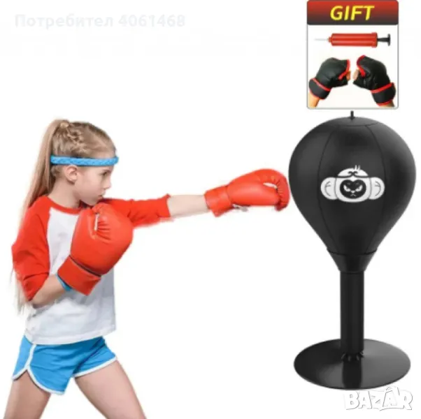 Детска настолна боксова круша, с вендуза, снимка 1