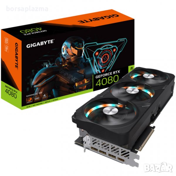 GIGABYTE GeForce RTX 4080 Gaming OC 16G, 16384 MB GDDR6X, снимка 1