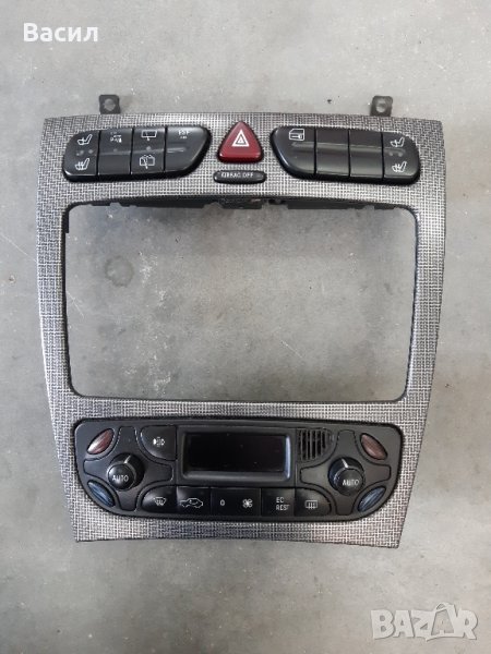 Конзола аварийни, управление климатик C32 AMG c 32 амг Mercedes W203 w 203 Мерцедес C class Ц класа , снимка 1