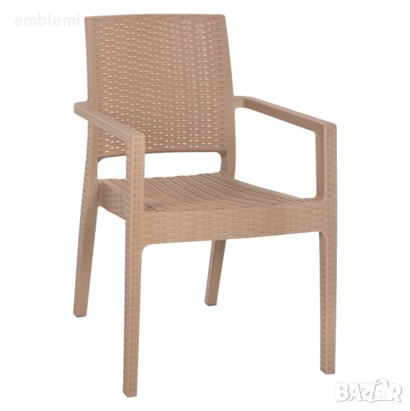 Стол трапезен градински KAGANU HM5134 Бежав, снимка 1