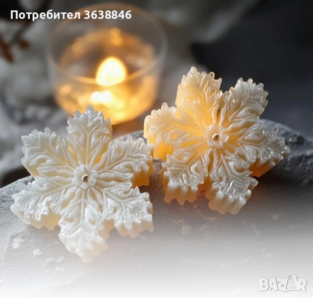 коледни свещи, снимка 1