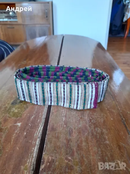 Стар сърмен колан за носия,Сая #4, снимка 1