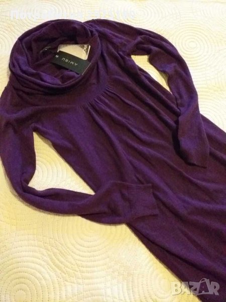 Дамска рокля / блузон Amisu S / M с ангорска вълна , снимка 1