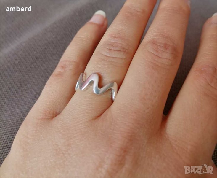Уникален сребърен пръстен , снимка 1