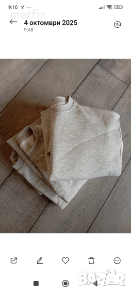 Нови Ватирани Дамски Блузи на Зара, снимка 1