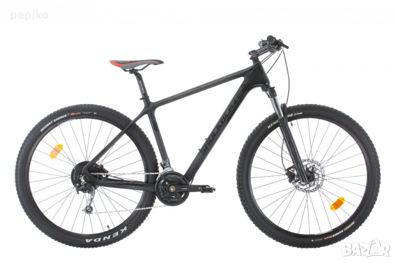 Продавам колела внос от Германия карбонов мтв велосипед KRS BLACK SHOCKBLAZE 29 цола ROCKSHOX хидрав, снимка 1