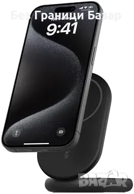 Ново Belkin Преносимо безжично зарядно Qi2 с мощност до 15W за iPhone, снимка 1