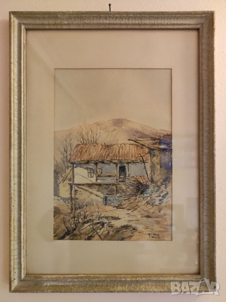 Картина - акварел,БОЯНА, НИКОЛА ЧЕХЛАРОВ. , снимка 1