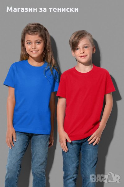 Детски едноцветни тениски, снимка 1