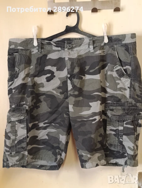 Мъжки къси панталони и фланелка,голям размер , снимка 1