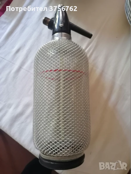 Продавам бутилка за газирана вода от соца за декорация, снимка 1