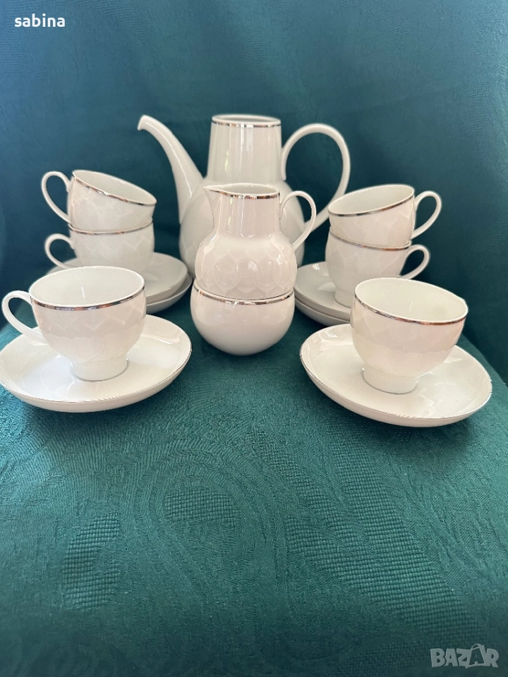 Нов сервиз за кафе от костен порцелан Rosenthal, снимка 1