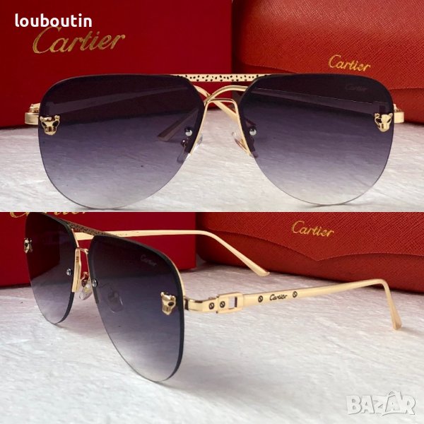 Cartier 2023 мъжки слънчеви очила авиатор унисекс дамски слънчеви очила, снимка 1