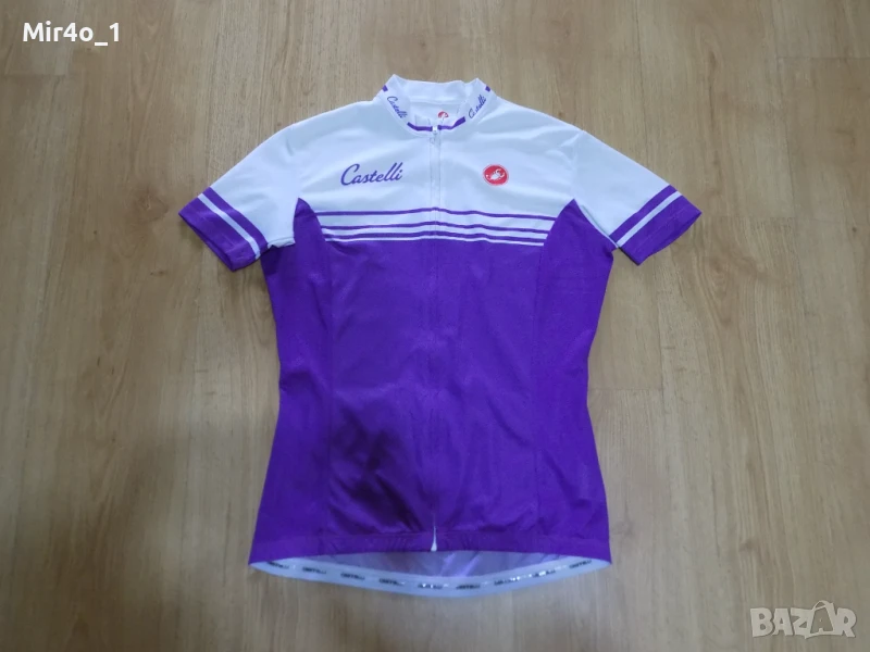 вело джърси castelli тениска екип блуза шосейно колоездене спорт дамско оригинално L, снимка 1