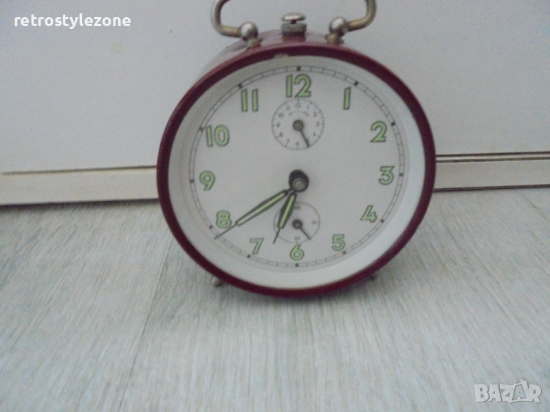 № 8302 Стар механичен часовник / будилник , снимка 1