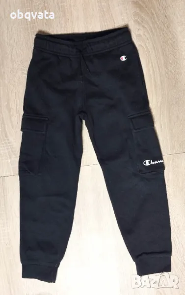 Детско черно долнище Champion Cargo Pants 114/119см, снимка 1