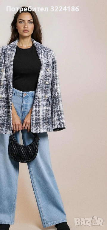 НОВО! Плътно дамско сако с подплата ХS размер, снимка 1