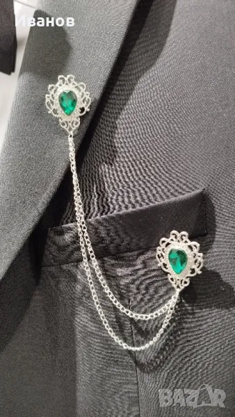 Мъжка брошка , снимка 1