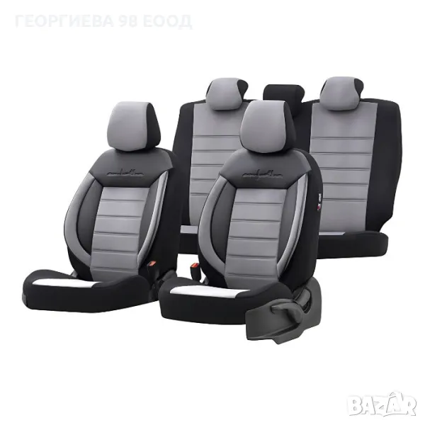 Тапицерия за кола Otom Comfortline CMF206(Черно/Сиво) , снимка 1
