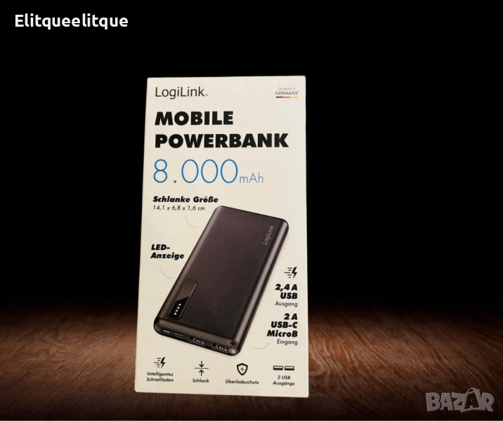 Преносима батерия, Mobile Powerbank, LogiLink, снимка 1