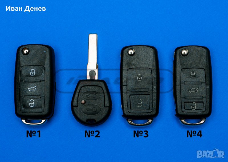 Ключ кутийка за Vw/ Seat / Skoda / Audi / tdi дистанционно Шкода, снимка 1