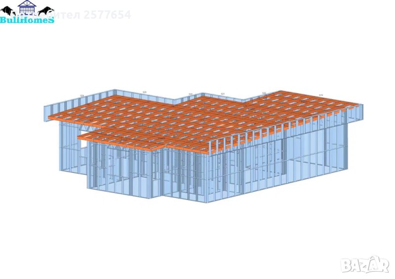 Къща,Бунгало,Преместваема къща,Сглобяеми къщи,Модулни,Жилищни-139м2, снимка 1