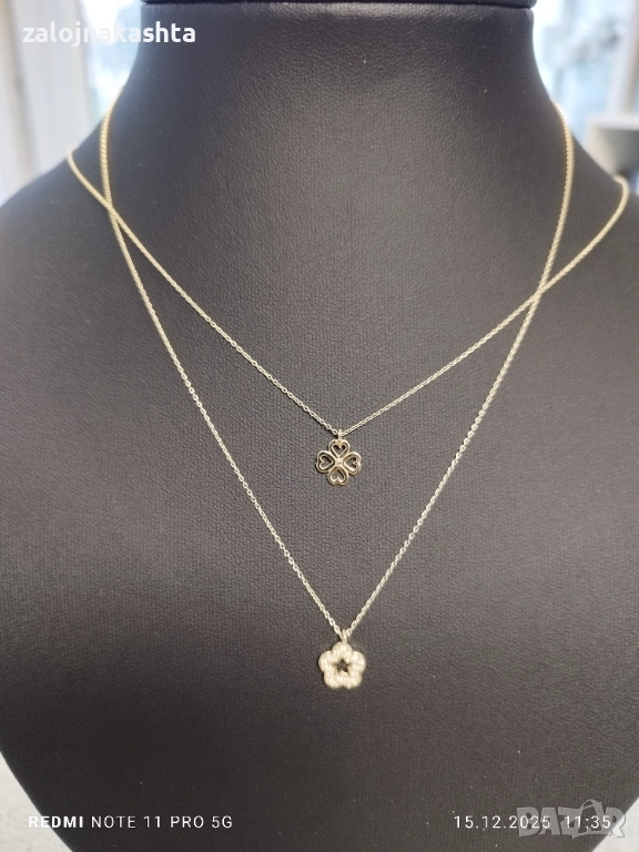 Нови Златни Колиета 1,41гр/1,75гр 14к, снимка 1