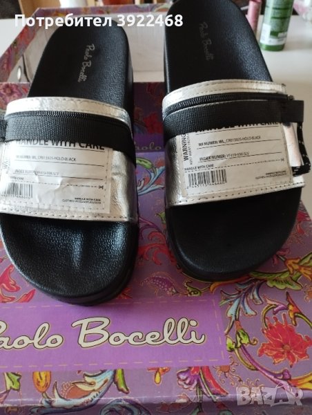 дамски чехли Паоло Бочели, снимка 1