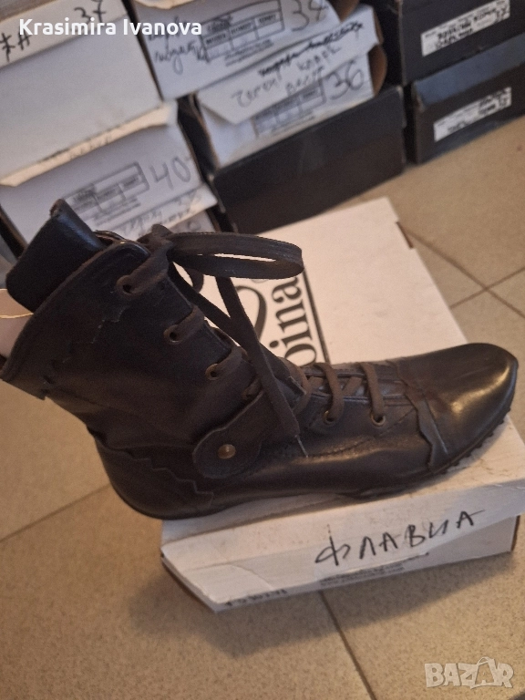 нови боти естествена кожа , снимка 1
