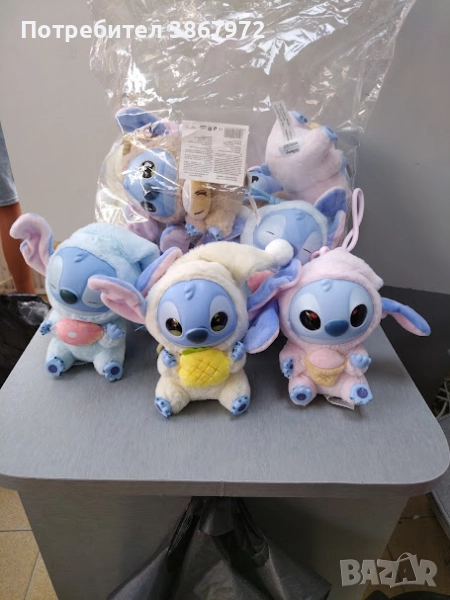 Labubu Stitch, Лабубу Стич Ключодържател, снимка 1