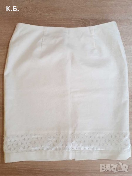 Елегантна бяла пола (БГ), снимка 1