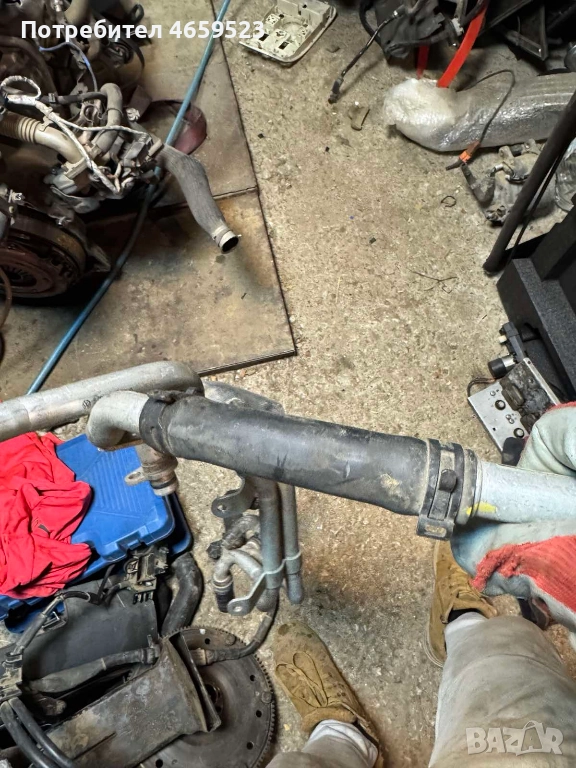 Гумено водно съединение Ауди Audi A8 D4 H4 само за 20лв. 07P121, снимка 1