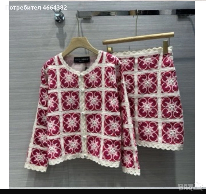 Плетени сако и пола D & G , снимка 1