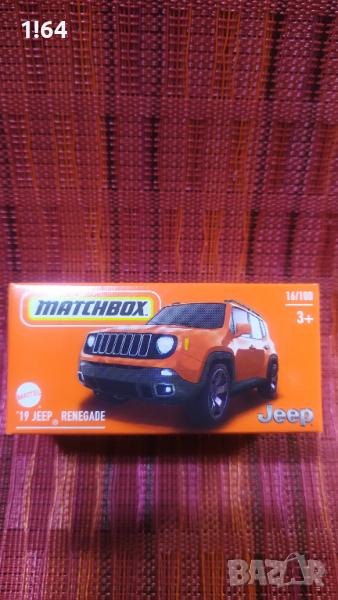 Matchbox '19 Jeep Renegade, снимка 1