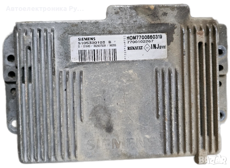 компютър RENAULT MEGANE 1.6 16V SIEMENS, S105300103 B, S105300103B, HOM 7700860319, 7700102267 , снимка 1