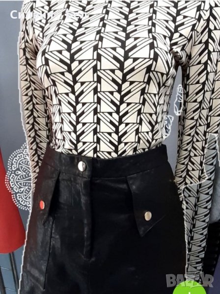 Къса кожена пола, Zara , снимка 1