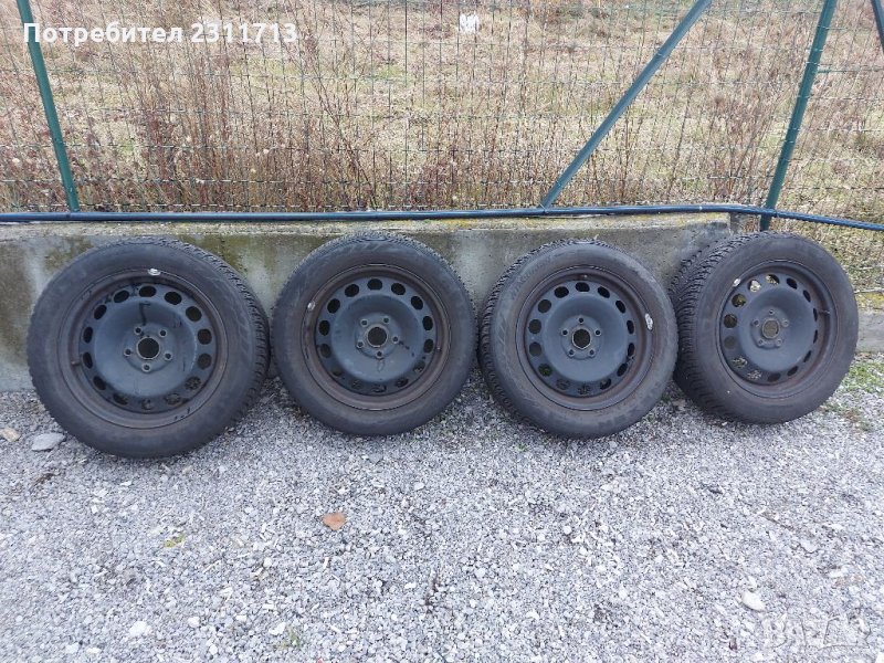 джанти със зимни гуми 16 ки за фолксваген нов внос от италия, снимка 1