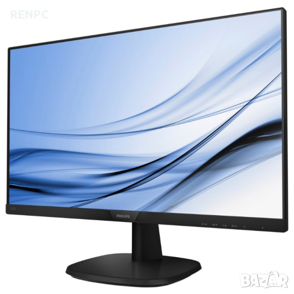 НОВ Монитор Philips 273V7QDAB/00 27’ LCD WLED, IPS, DVI, VGA, HDMI, Speakers , снимка 1