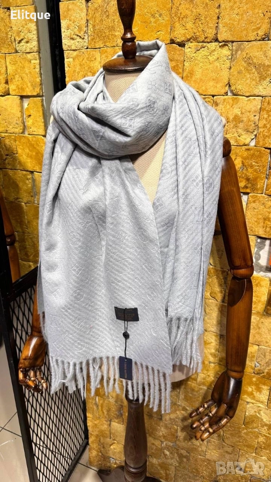 шалове %100 Кашмир Размер 1.90x65 Louis Vuitton , снимка 1