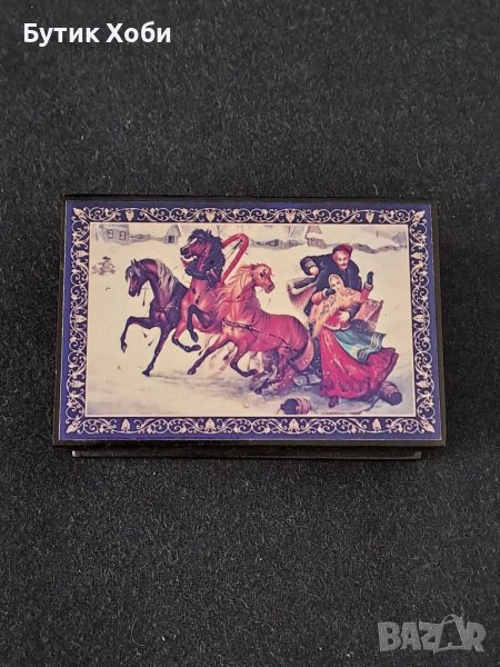 Ретро съветска лачена бижутерка , снимка 1