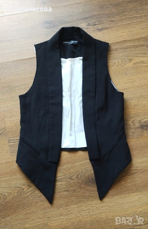 Готин елегантен елек марков  Dorothy Perkins, размер XS-S, като нов, снимка 1