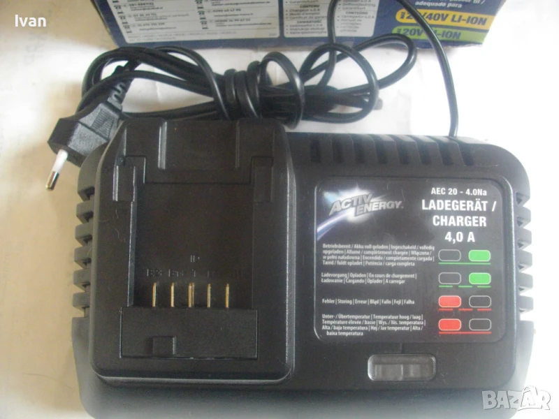 НОВО ЗАРЯДНО ЗА БАТЕРИИ FERREX 20V 40V , снимка 1