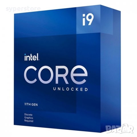 Процесор за компютър , CPU Intel Core i9-11900K, 8C, 16T, 3.5, 16M, s1200,Box, fan, SS300236