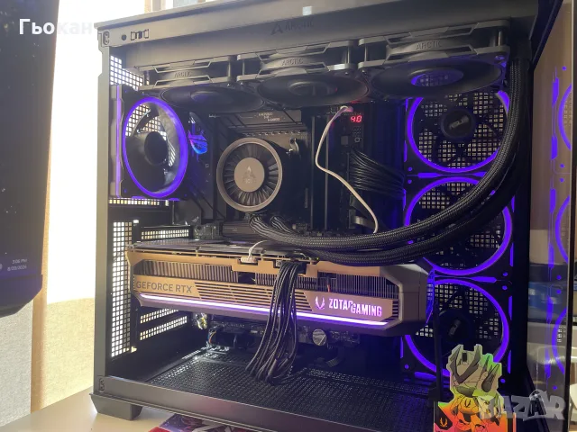 Продавам Геймърски компютър RTX 5080 / Ryzen 7 9800X3D / 4TB Gen5 / Гаранция, снимка 2 - Геймърски - 55739783