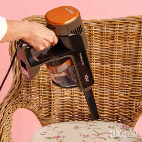 Прахосмукачка Solac Turbobat 600 – 600W, 12.000 Pa, циклонна технология, 0.8L, снимка 5 - Друга електроника - 51896396