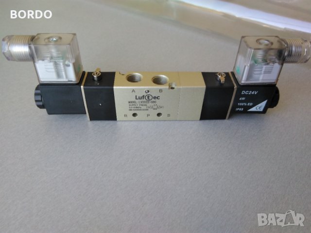 Пневматичен разпределител 1/4 с 2-бобини LUFTEC тип 5/3, снимка 6 - Други машини и части - 30637893