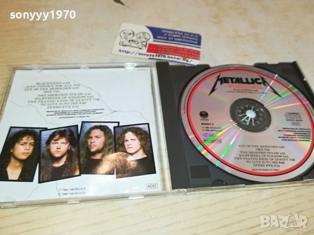 METALLICA CD MADE IN FRANCE 0111231122, снимка 10 - CD дискове - 42805448